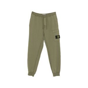 Stone Island Green Trousers - Track Pants Men